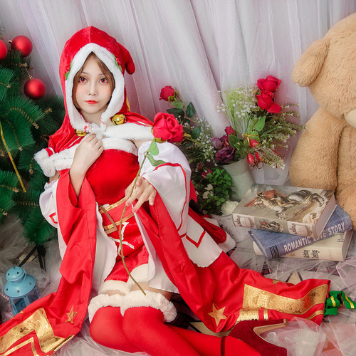 Pesticide Diao Chan Cosplay Christmas Love Song Cosplay Costume Diao Chan Skin Couple Set