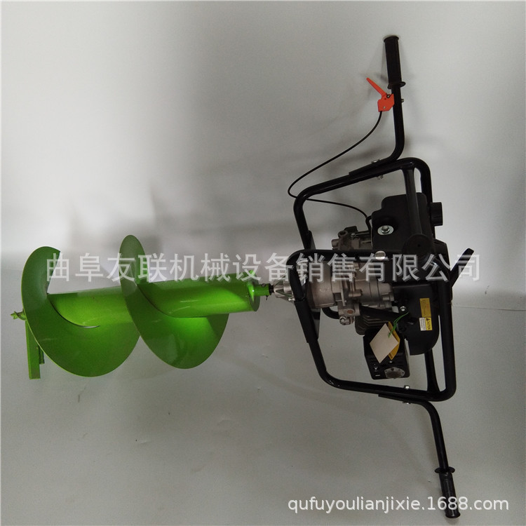 大马力植树地钻挖坑机 便携式手动四冲程地钻机 手提式螺旋地钻58