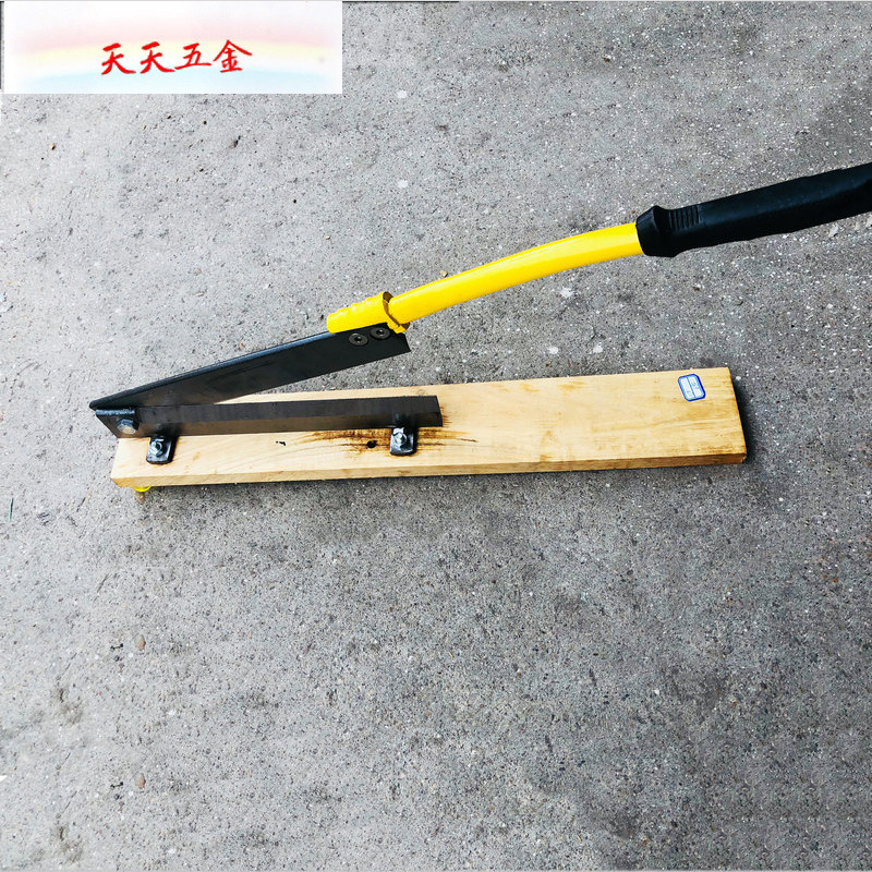 防滑省力带齿加厚农用铡刀 各种型号手工中草药材排骨铡刀