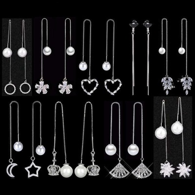Manufactor wholesale Rhodium Ear line star Moon Star TaoBao AliExpress