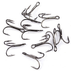 High-carbon steel casting lure hook three anchor hook three-piece hook 4x reinforced anchor hook lure hook three-jaw hook fishing hook wholesale