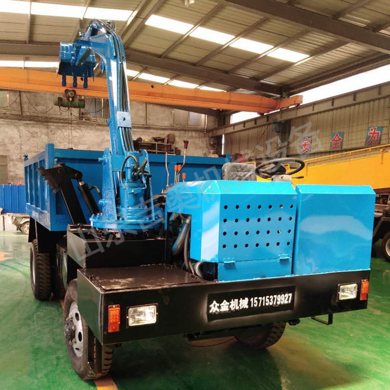 农用随车挖掘机 履带式小型挖掘机生产厂家  四不像车载式挖掘机