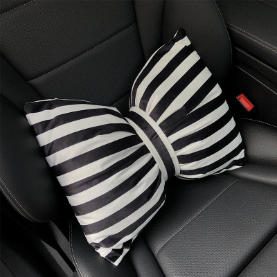 Lovely Butterfly-knot Seat Backrest Cushion Car-mounted Universal Head Pillow, Neck Pillow, Holding Pillow Woman