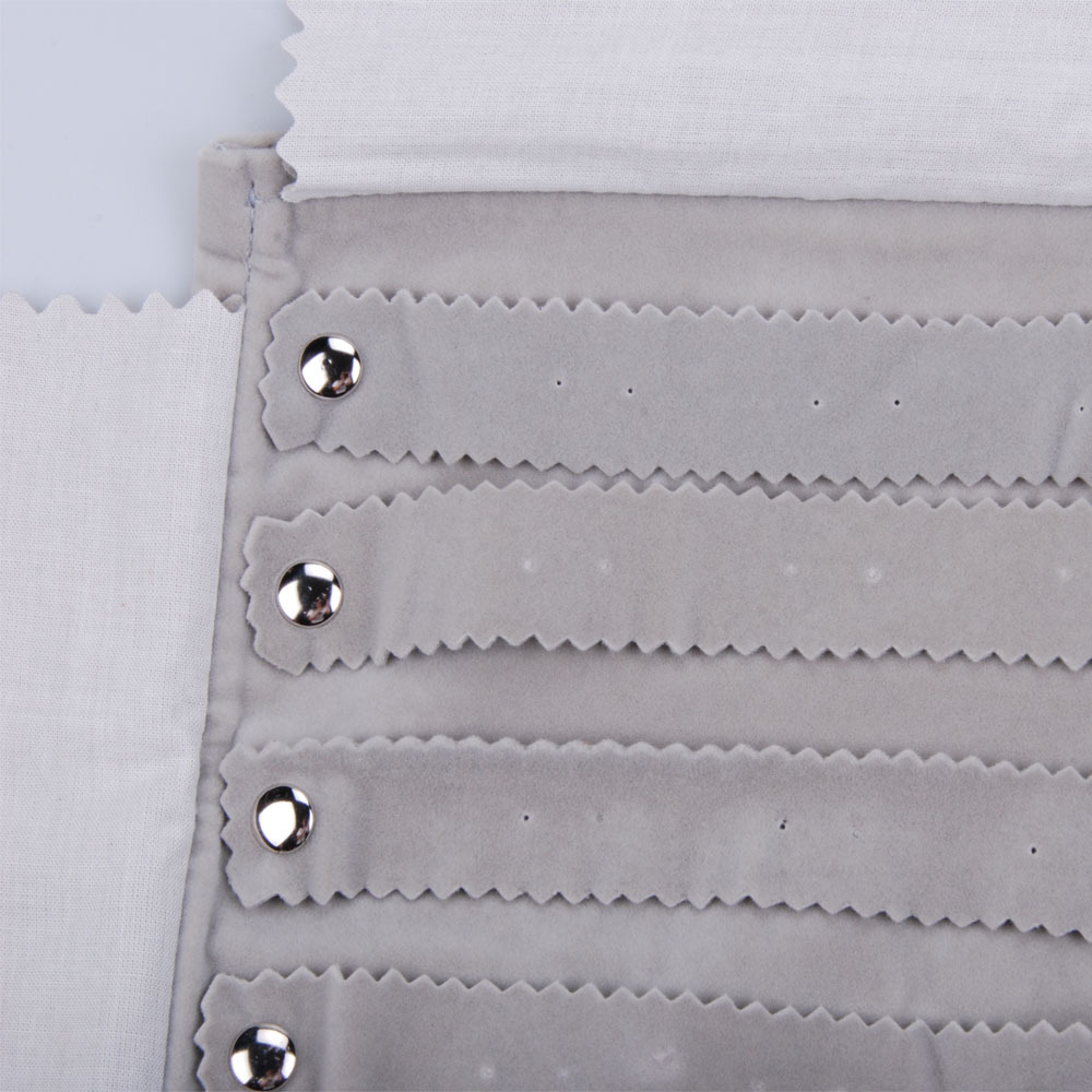 Factory direct sales of jewelry storage bags, jewelry rolls, ring rolls, stud rolls, necklace rolls, jewelry bags pic 7