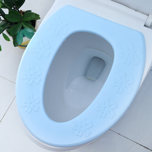 New high-foaming EVA waterproof toilet pad thickened O-type toilet warmer pad in winter Amazon wish