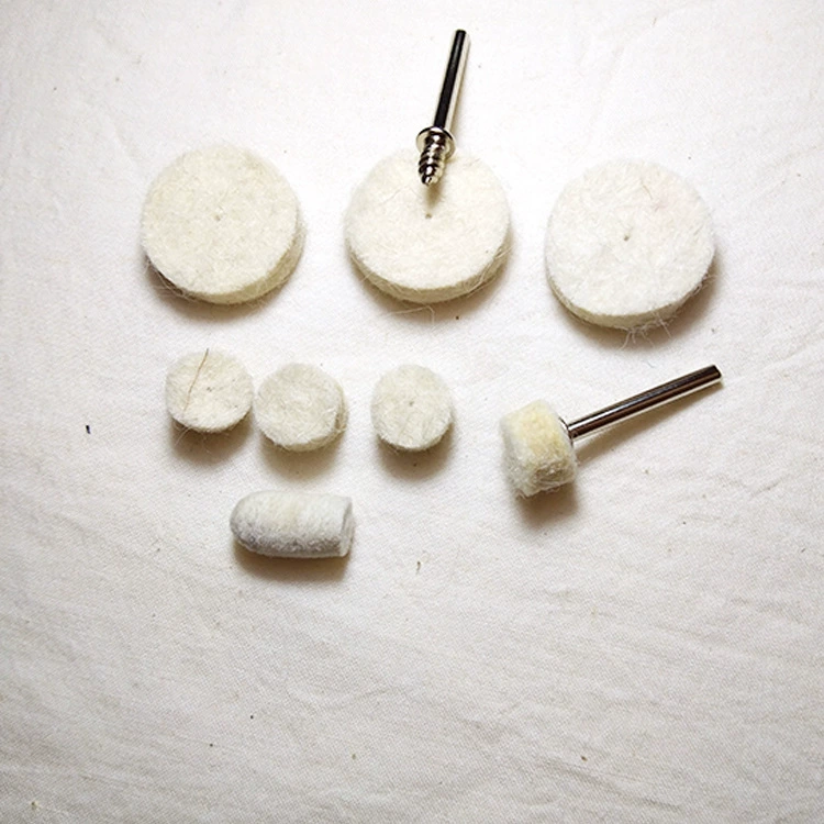 Электрические шлифовальные принадлежности сидячая Шлифовальная головка для полировки шерсти большой маленький размер шерстяной круг колодки колонка