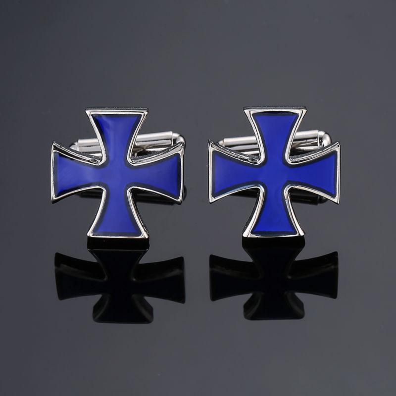 Business Geometric Copper Plating Men's Cufflinks display picture 8
