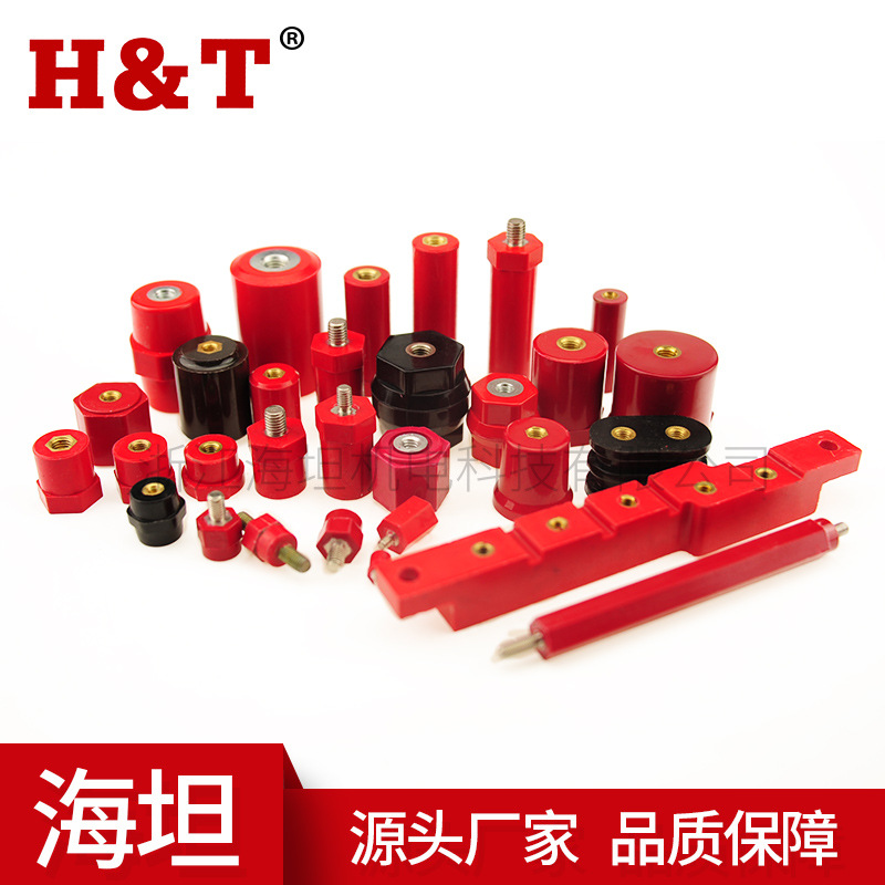 绝缘子 新能源汽车配件 充电桩 隔离绝缘柱JYZ六角绝缘柱 高强度