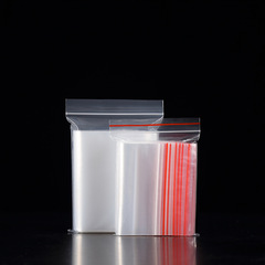 PE自封袋加厚密封袋透明塑料袋大中小封口袋食品包裝膠袋骨袋