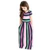 Dress, European style, children's clothing, 5 colors, round collar