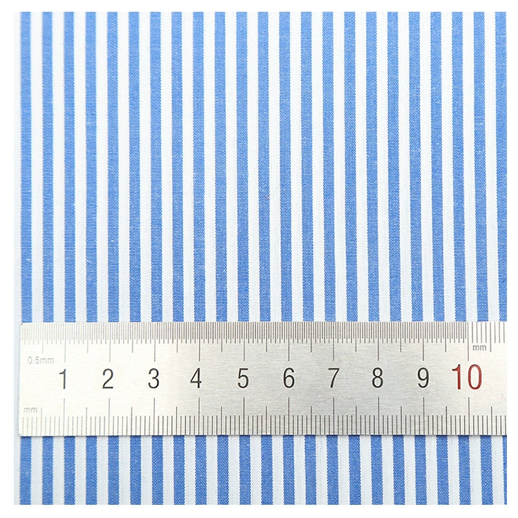 Spot supply Cotton high-density plain-patterned strip fabric Spring and summer shirt dress men's and women's business fashion X20