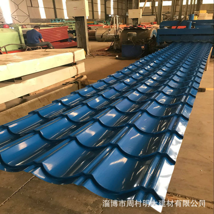 山东供应 铝镁锰材质彩铝瓦 彩钢瓦 彩钢琉璃瓦 镀锌瓦 量大从优