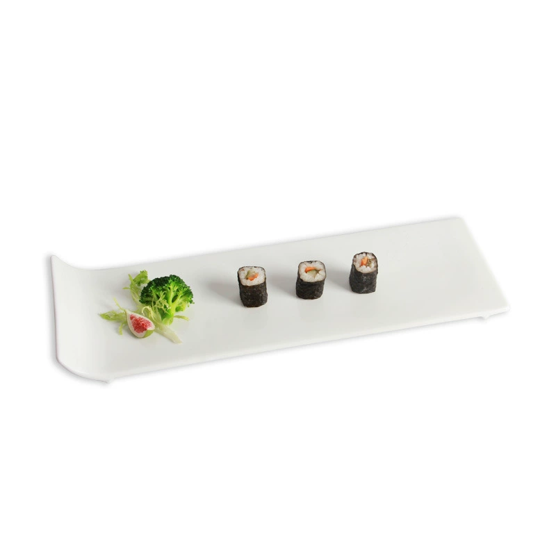 Ресторанная тарелка для десертов Pure White Fang Fang Ship Dessert Plate куриное крыло закуска торт игра креатив Японская керамическая тарелка