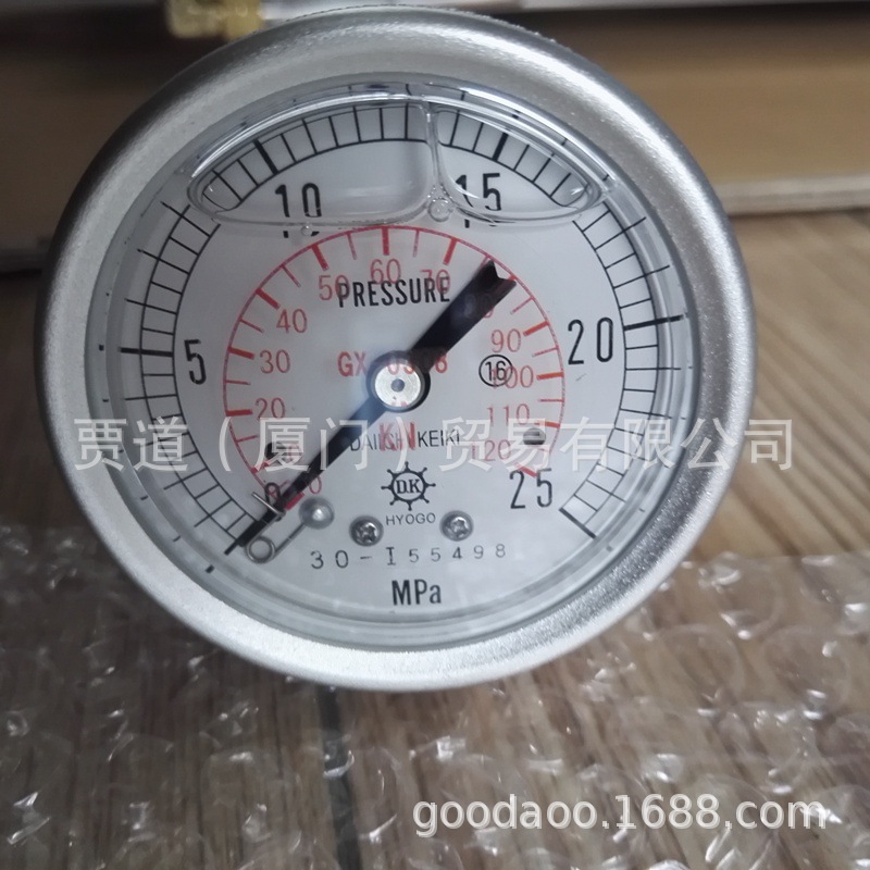 GX-0308  ヒロタカ精機HIROTAKA油圧圧力計 压力表GX-0308