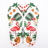 Summer fashionable flip flops, slide, slippers for leisure, beach footwear