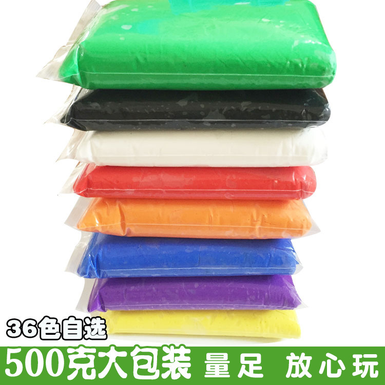 Canicai 24 color Ultra Light clay 500g large packaging Plasticine kindergarten wholesale handmade colored mud space mud