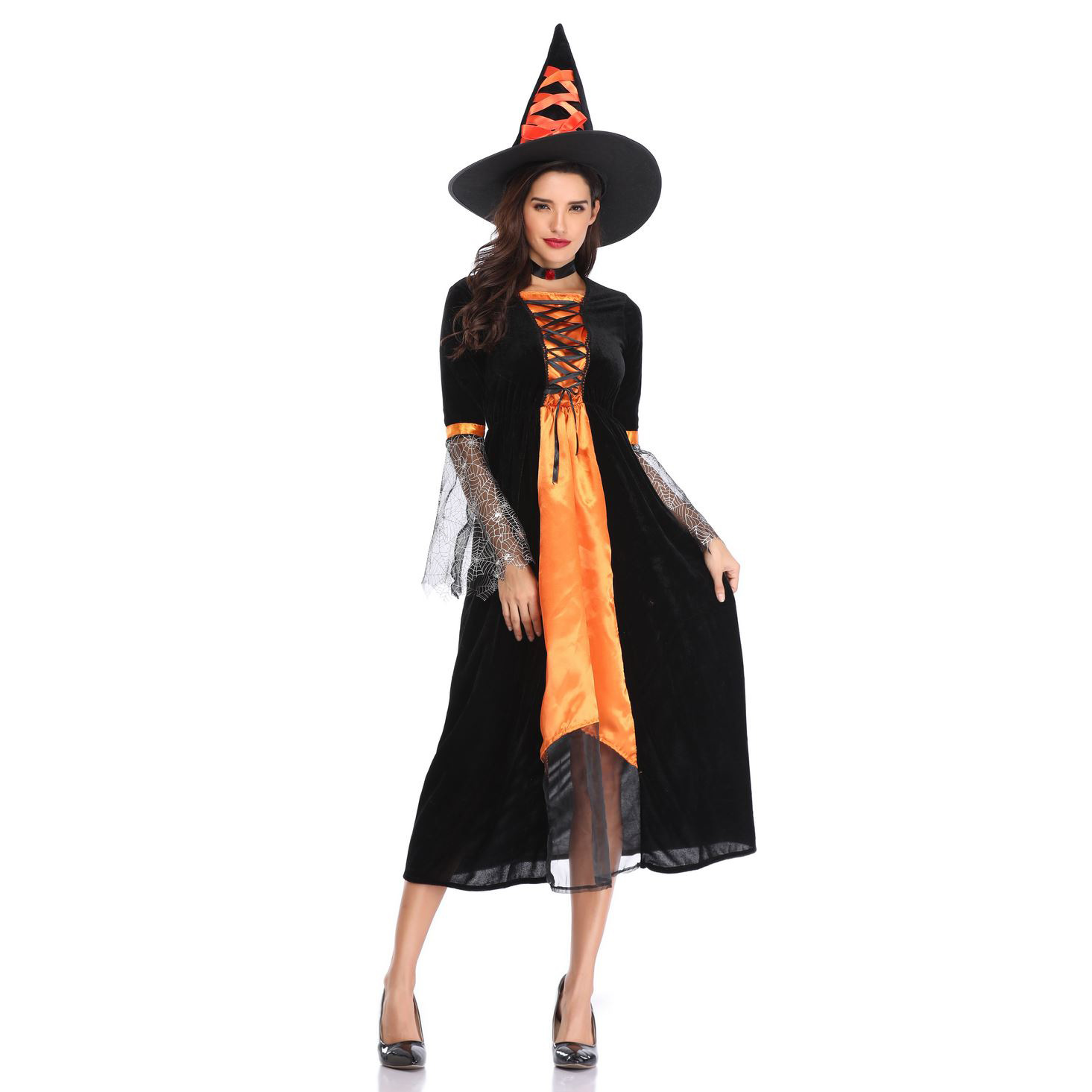 halloween costume cosplay demon vampire witch set nihaostyles wholesale halloween costumes NSMRP79218