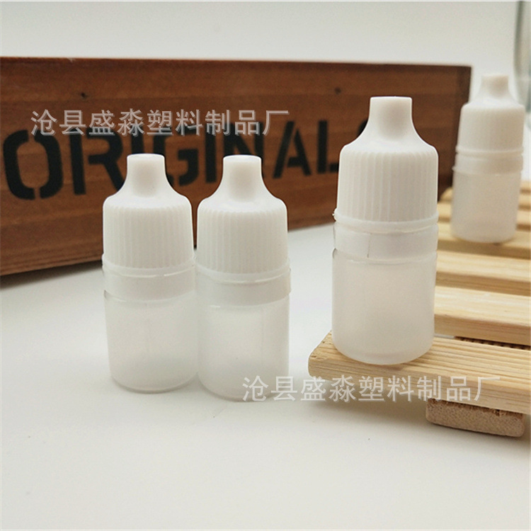 En stock suministro 5ml botella de gota botella de líquido botella vacía botella de plástico al por mayor