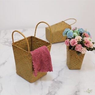 (Cross-border trading), (Wholesale), woven storage system, table storage basket, DIY