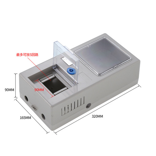 Factory direct sales indoor single-phase surface-mounted plastic flame-retardant meter box 220V single-phase electronic meter box