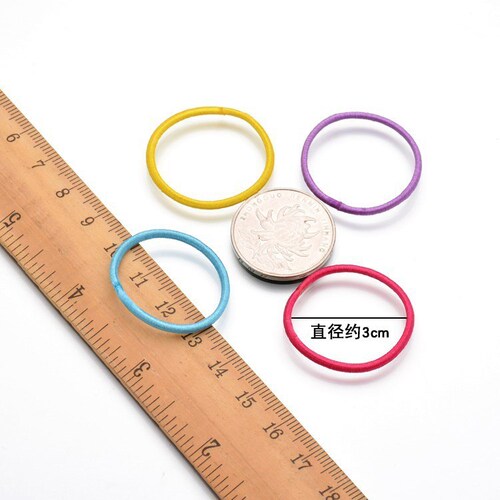 New seamless 2.5 mm high-quality children's hair ties seamless joint rope Korean style children's hair rope rubber band hair accessories