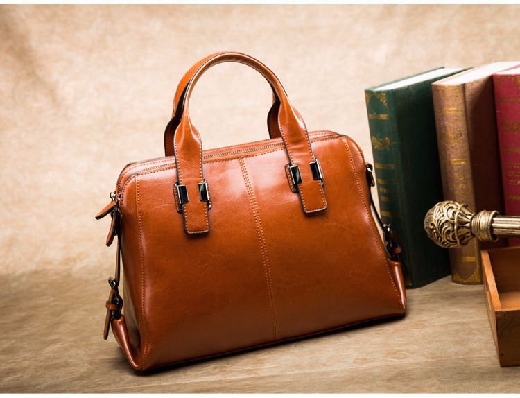Brown Leather Shoulder Bag