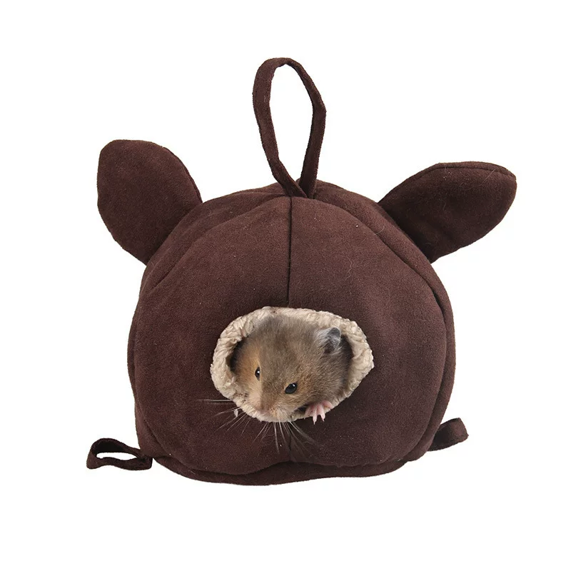 Cross -border pet nest manufacturer, Ji Zi Tsai warm bird nest hanging hammock, small mouth nest Totoro Mickey plush cotton nest