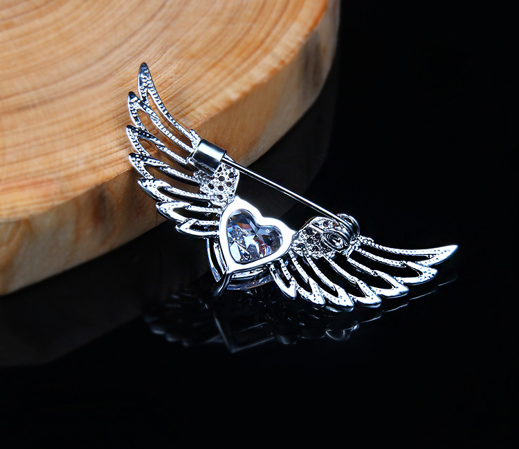 Broche Aile Cœur Ange