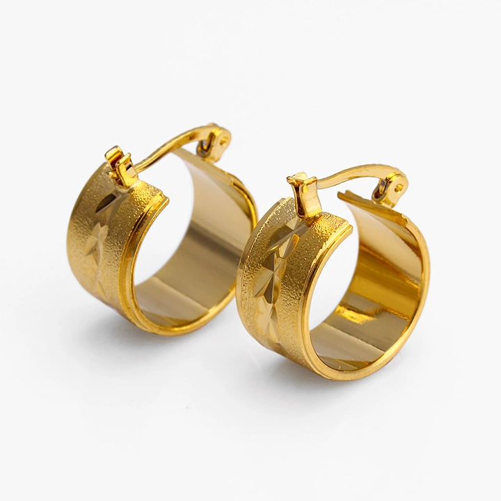 Summer copper matte earrings, (Cross-border trading), simple and elegant design