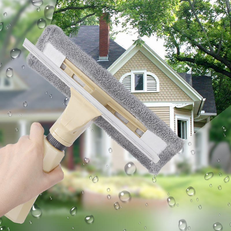擦玻璃神器双面喷水玻璃刮窗户车窗玻璃清洁家用喷水刮水器玻璃刮|ms