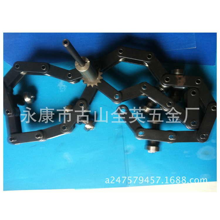 长期供应批发喷漆流水线链条硬质合金 车床可用金传动链可加工