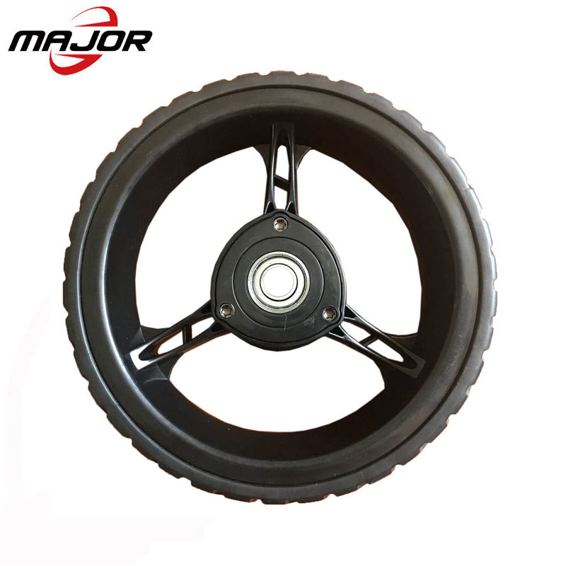 8寸EVA材质PU发泡轮轮，直径193mm适用于高尔夫球包车轮子