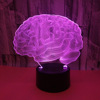 Brain Colorful 3D Visual Light LED Color Light 3D Touch Light Creative Color Charming Desktop Night Light