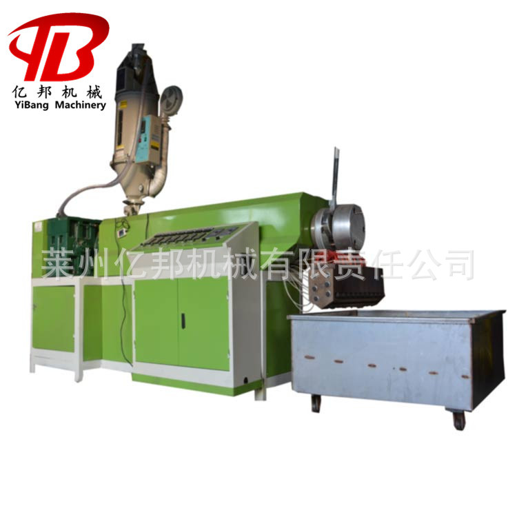 亿邦牌65型PP塑料草丙带拉丝机组报价聚丙烯捆扎绳设备