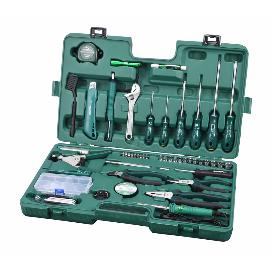 Sata/世达56件电讯维修组套 电子组合套装09536