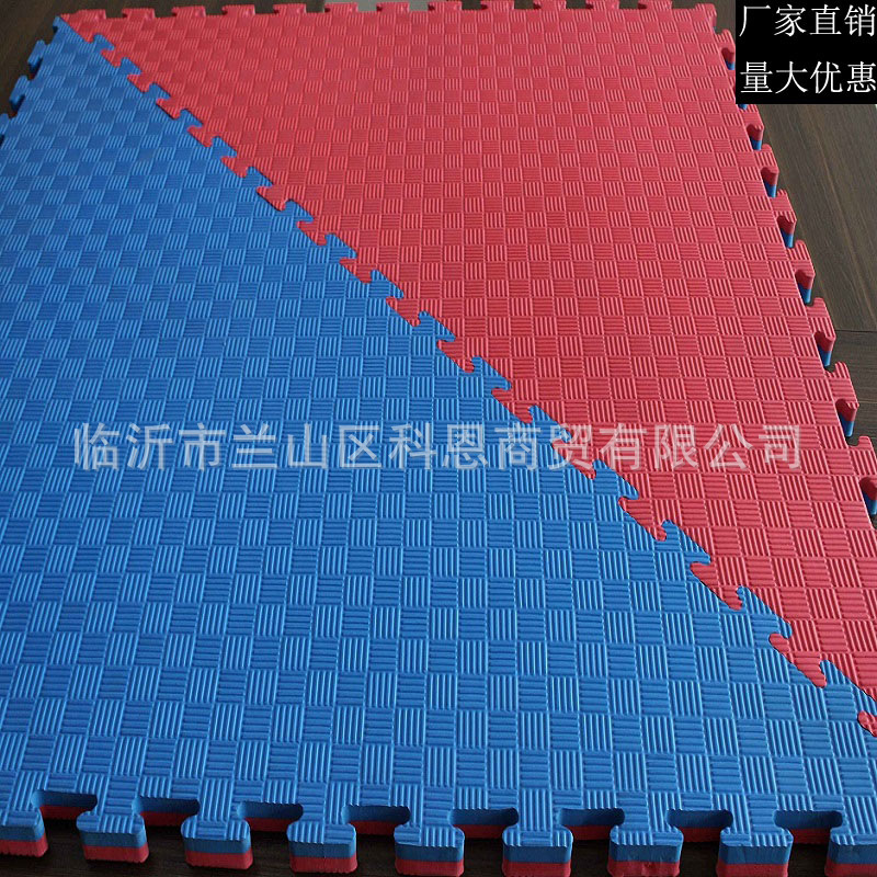 专业定做跆拳道垫子2.5CM加厚高密度跆拳道垫拼接柔道垫武术垫子
