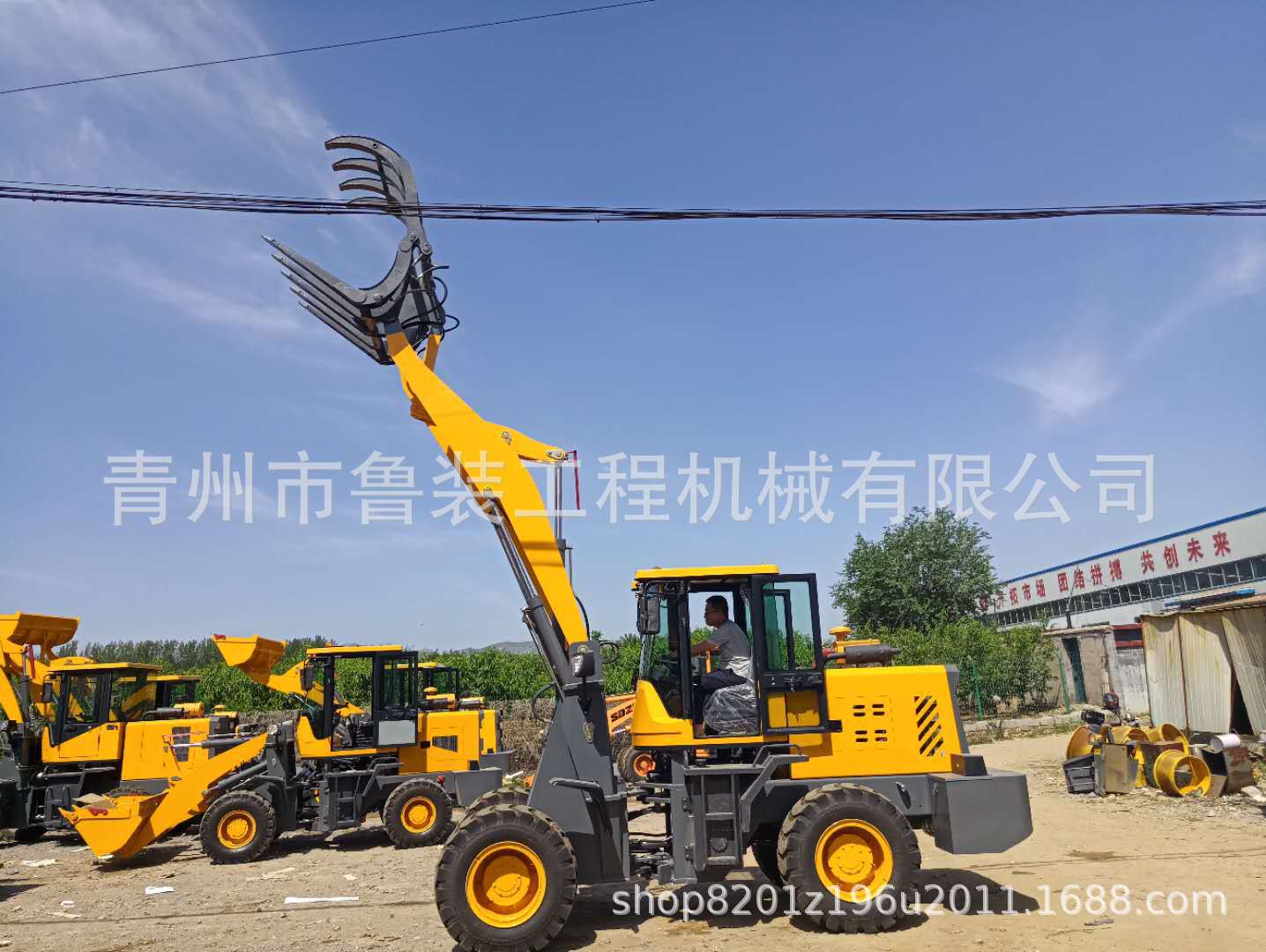 山东厂家现货直销 各型号 中型 加高抓木机加长臂 抓草机 定制