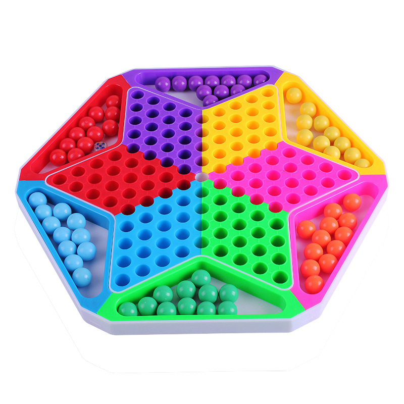 Manufactor Direct selling Checkers Flight chess Acrylic beads Plastic Piece Two-in-one combination Six corners Checkers