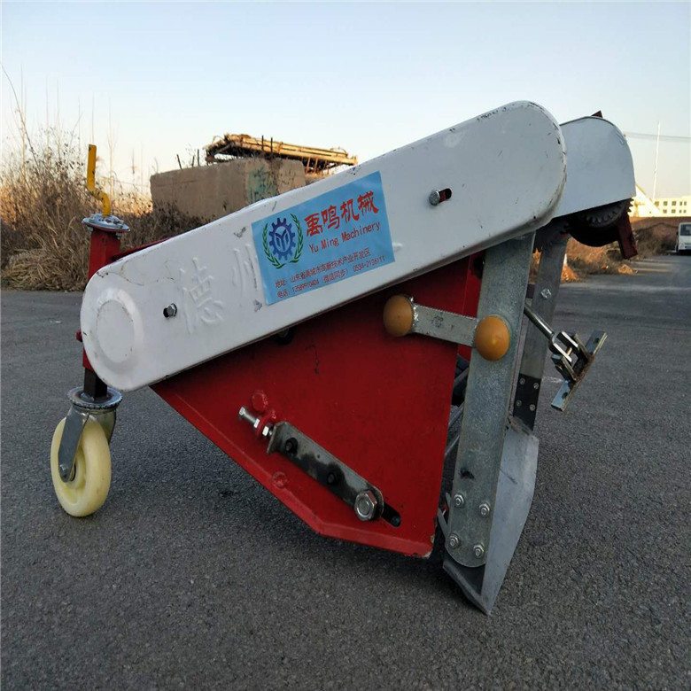 2018各种型号土豆红薯大蒜收获机手扶拖拉机山东收货机厂生产