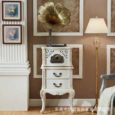 【美人蕉】复古留声机外接装饰环绕音响5.1家