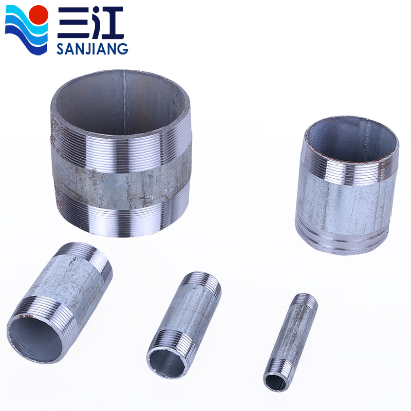 厂家玛钢外丝工程用玛钢外丝镀锌六角丝外丝接头铁管延长外丝