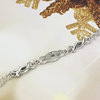 Hair band, fashionable silver bracelet, jewelry, diamond encrusted, simple and elegant design, 925 sample silver, wholesale, silver 925 sample