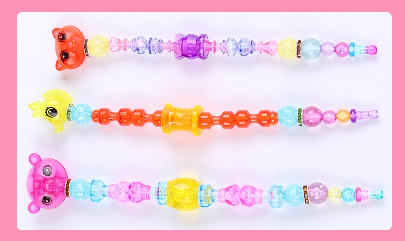 DIY beaded bracelet with magic and versatility, Chain Love Elf cartoon animal children's fun and educational toy bracelet detail image 12