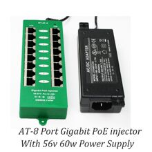 8��POE�п�ǧ����̫�W���ע�����堝ʽ��56V60W�Դ��ATģʽ��