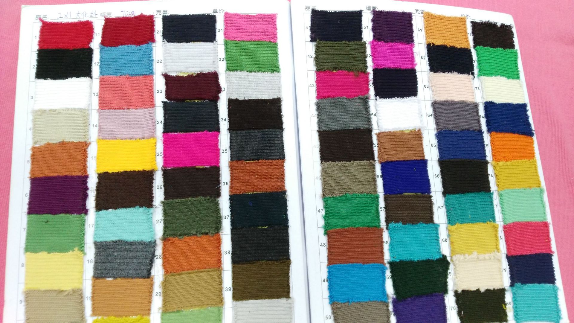 供应罗纹 9针2X2针织下摆螺纹布（腈纶罗纹）横机罗纹布 2*1罗纹