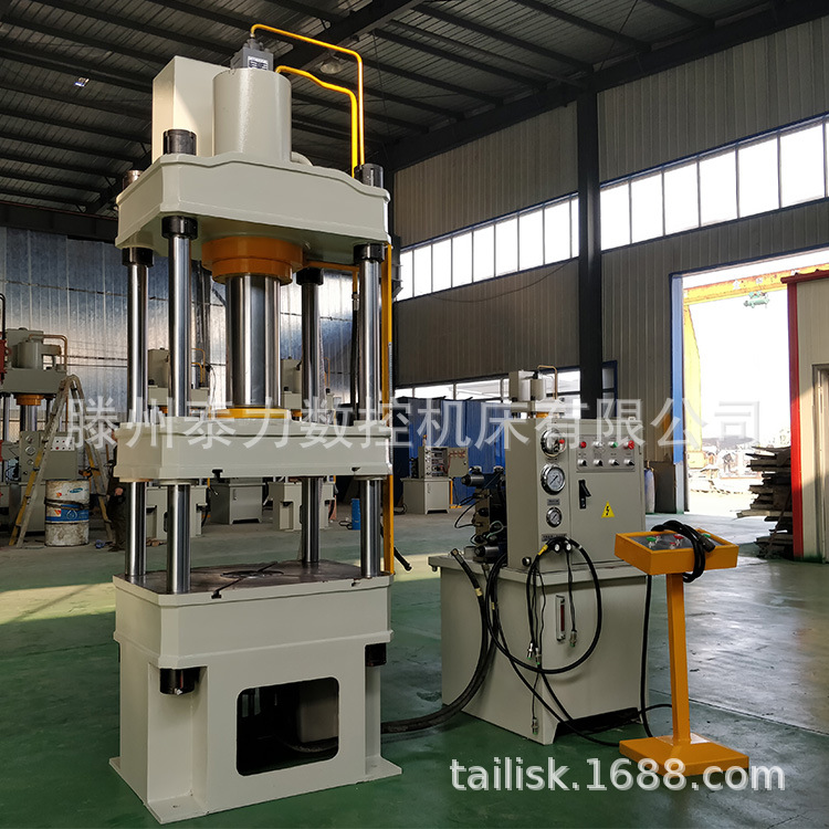 160吨四柱油压机 小型不锈钢水槽压制成型液压机 三梁四柱油压机