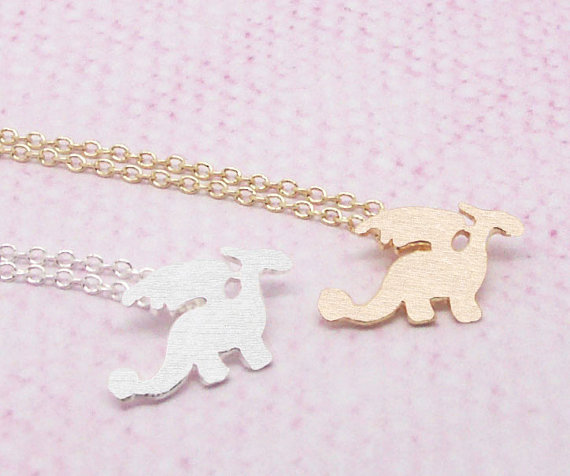 Exclusif Pour Croix-frontière Dinosaure Collier Femelle Mignon Petit Dinosaure Peu Flying Dragon Collier De Bande Dessinée Petit Dragon Collier Clavicule Chaîne En Gros display picture 31