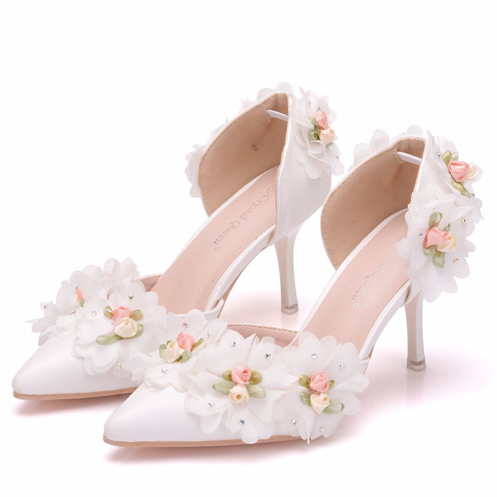 beige wedding shoes