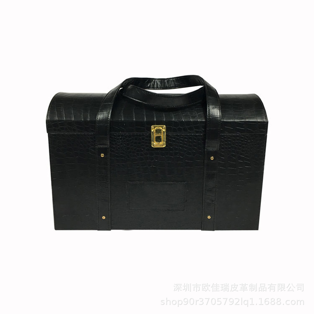 高档单只装红酒皮盒  订制PU皮质葡萄酒礼盒 红酒礼品包装盒