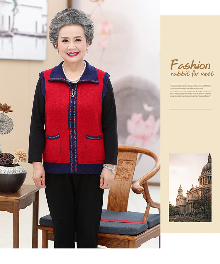 Gilet femme MOUTON ROUGE en Tricot - Ref 3317911 Image 14